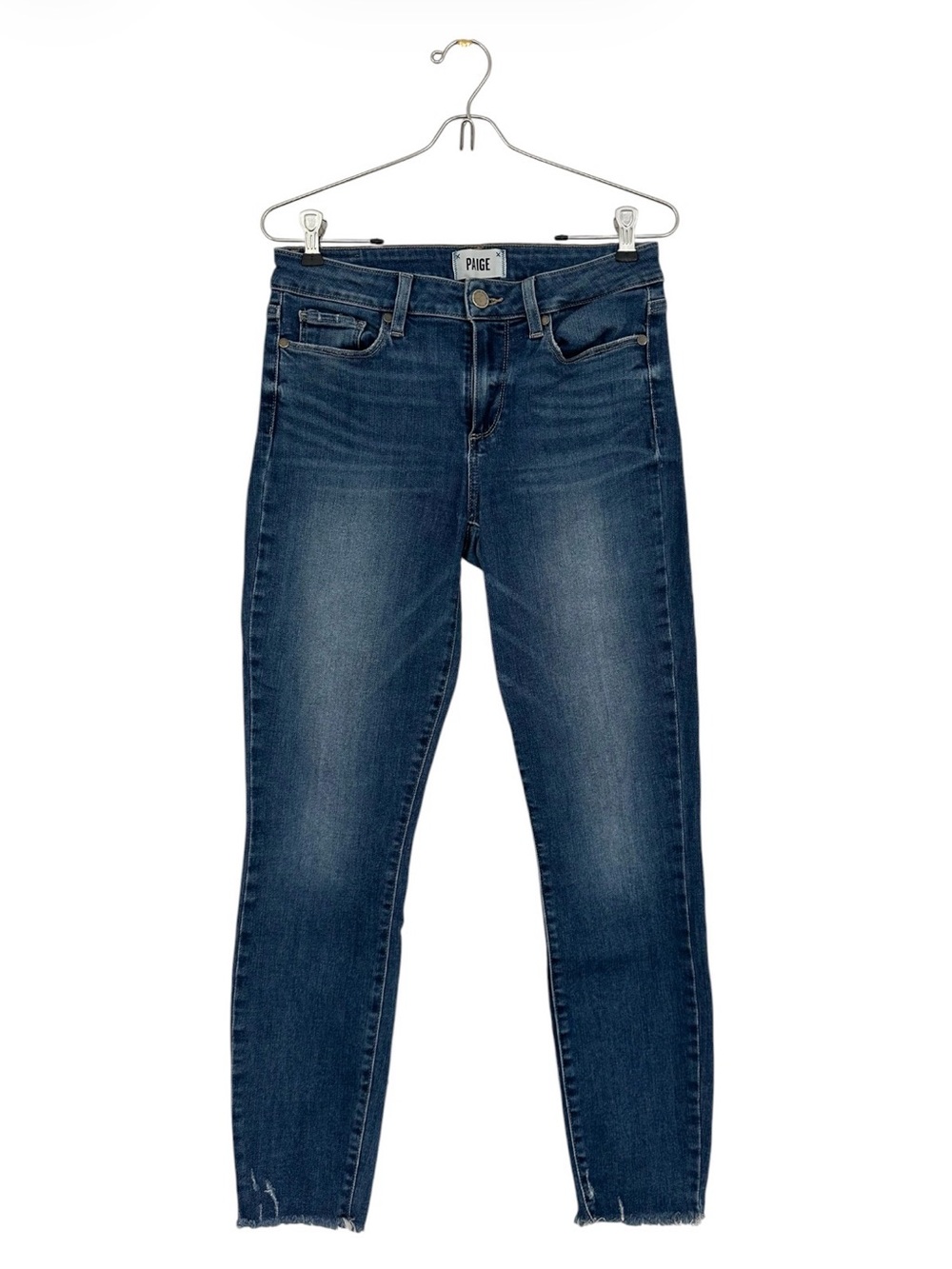 PAIGE Verdugo Ankle Raw Hem Jeans – Women’s Size 28